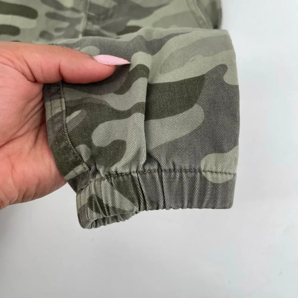 Kids Headquarters Boys Camo Jogger Pants 18M Green Camouflage Cotton Pull On - Picture 5 of 10